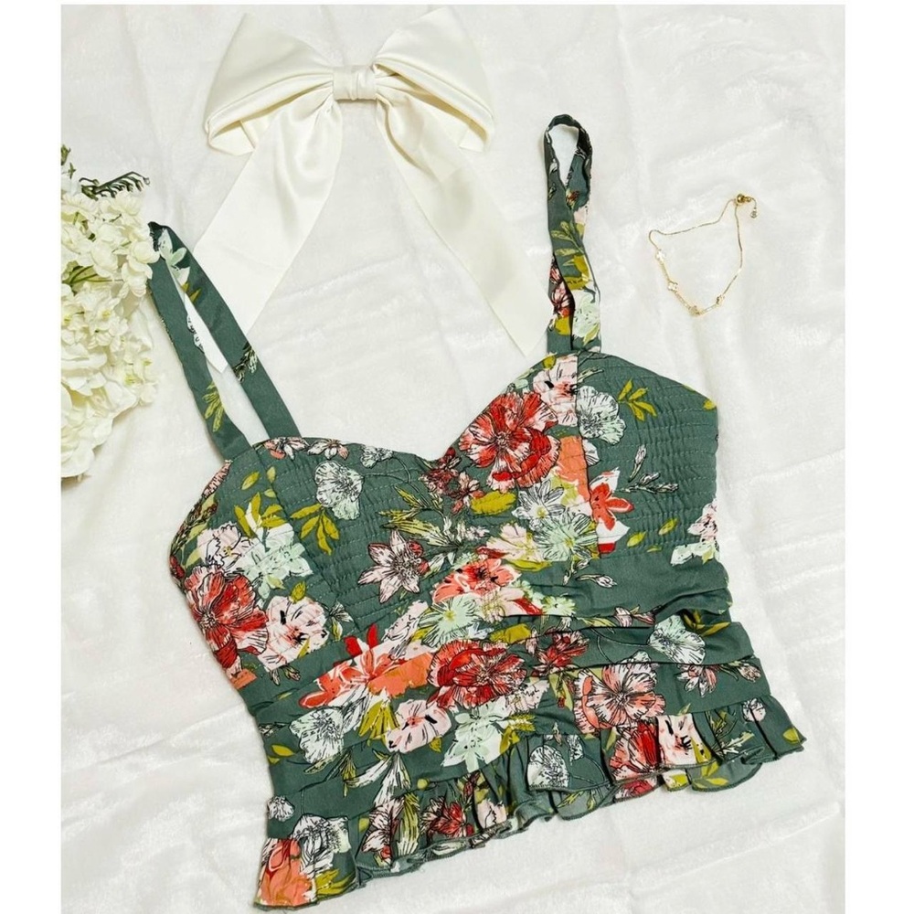 Floral Crop Top